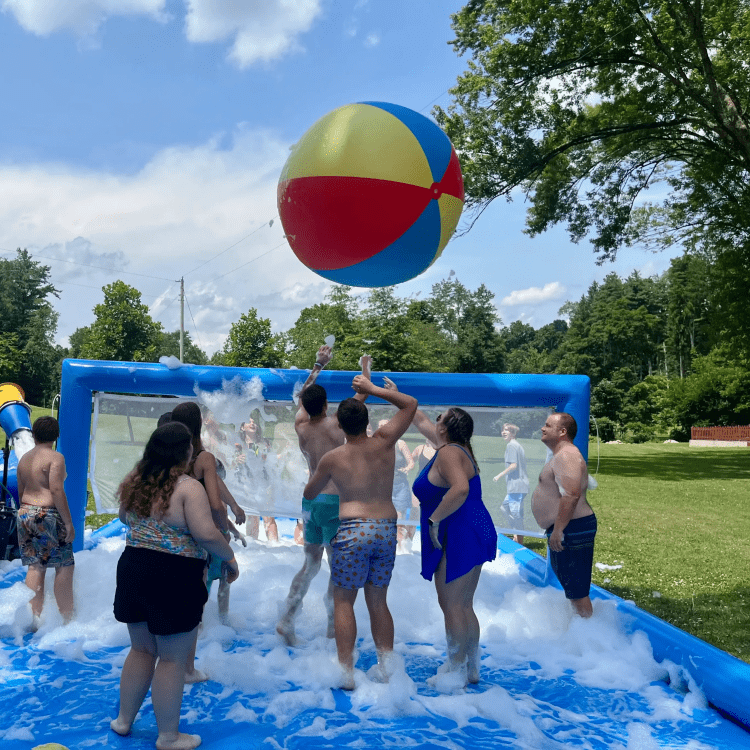 graduation foam party